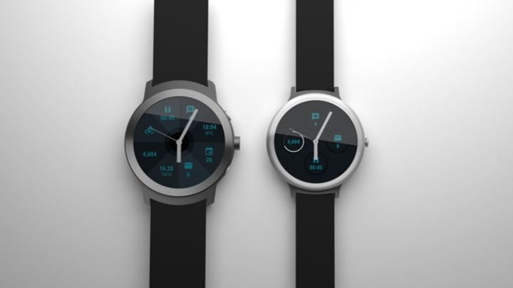 Mock-up of rumored Google Watches