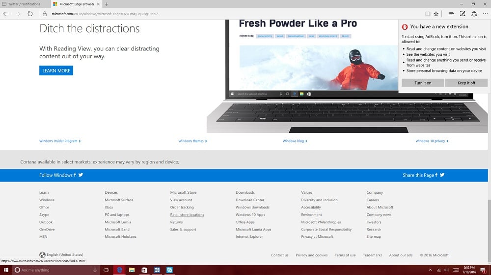 How To Block Youtube Ads On Edge Chromium Based Windows 10 Microsoft