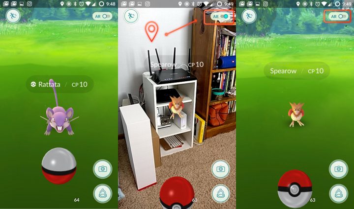 How to turn off Pokémon Go Augmented Reality. 