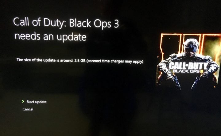 The Black Ops 3 1.16 update is quite large.