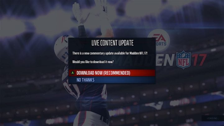 Hay algunas revisiones, pero deberá esperar un parche completo de Madden 17.