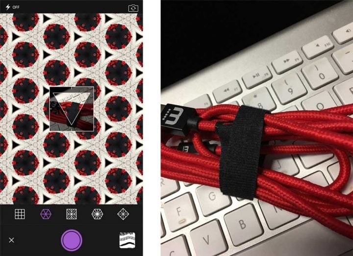 Use Capture to turn a photo into an interesting background pattern.