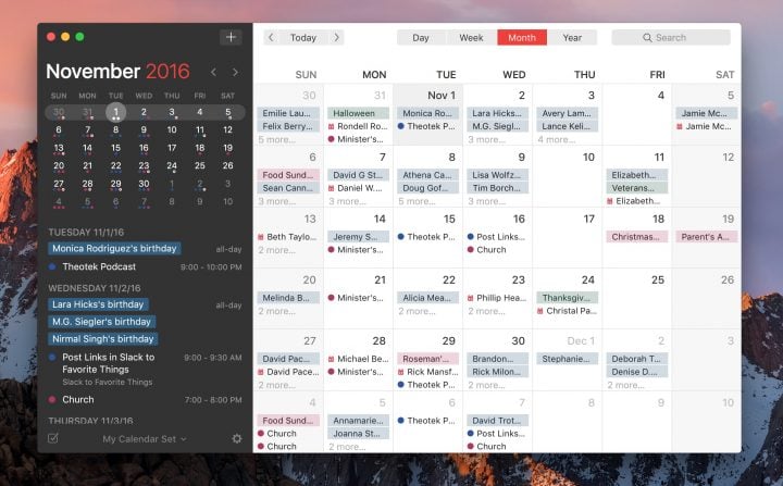 fantastical for mac full calendar window