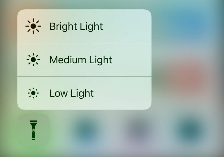How to change iPhone flashlight brightness in iOS 10.