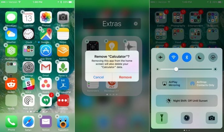 How to delete stock iPhone apps on iOS 10.
