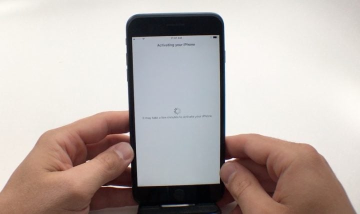 Activate the iPhone 7 or just swap sim cards from your old iPhone.