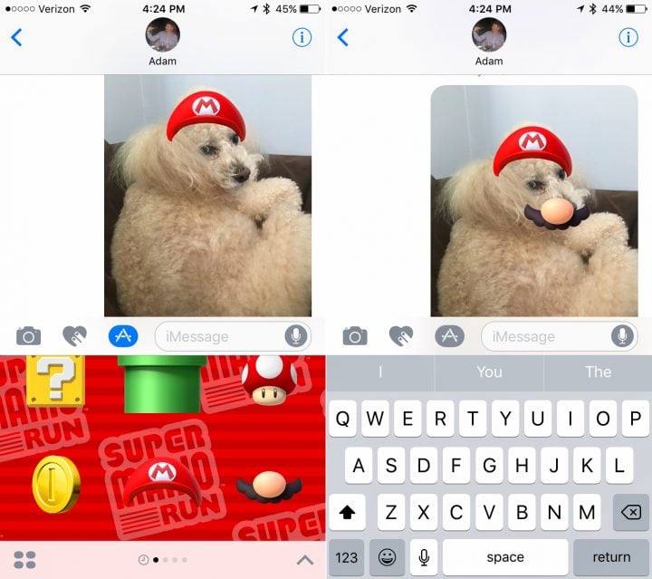 How to use IMessage stickers in iOS 10.