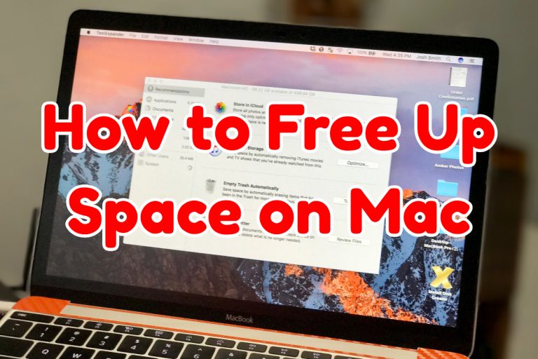 how to clear up space on macbook
