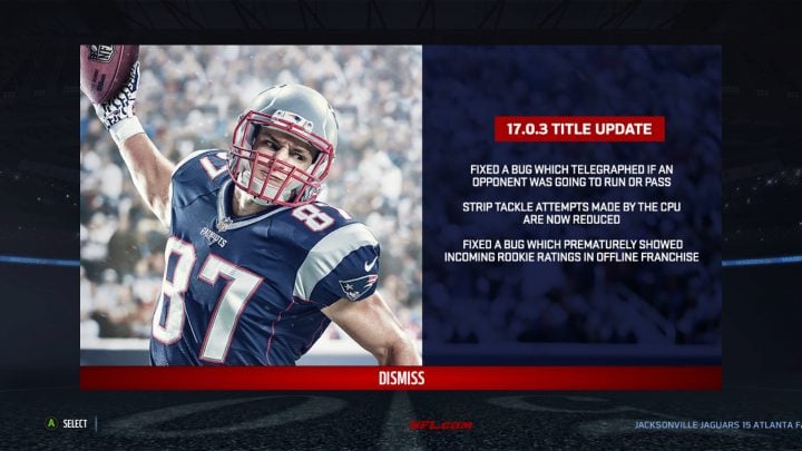 This is what's new in the Madden 17 update 17.0.3.