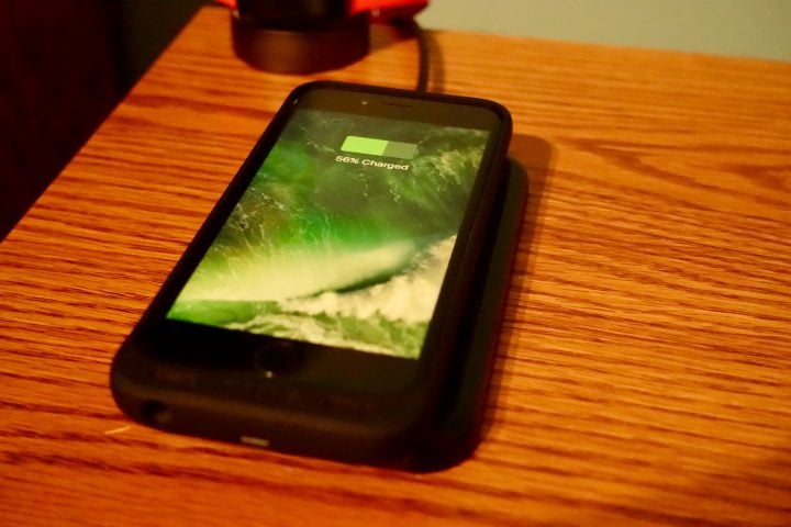 Wirelessly charge your iPhone with Mophie Charge Force.