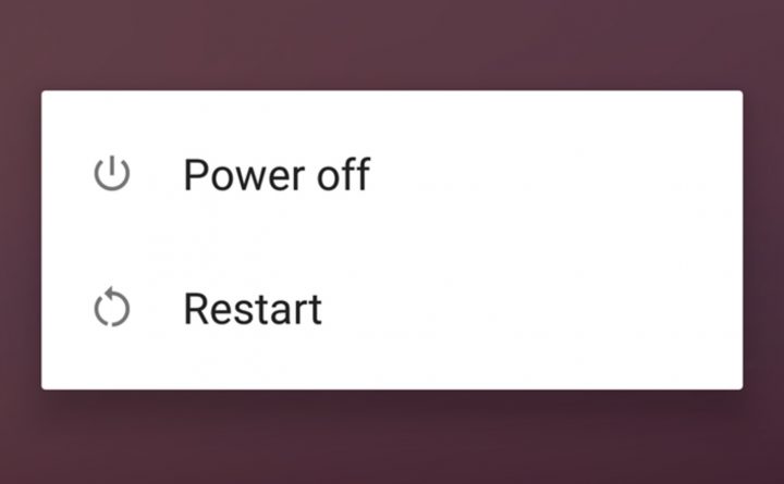 Restart or Reboot Button