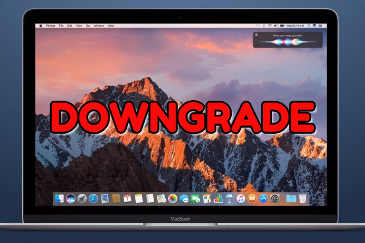 How to downgrade to OS X El Capitan from macOS Sierra.