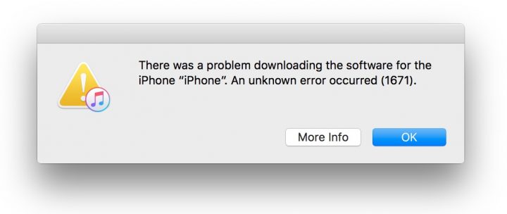 Another iPhone iOS 10 update error.