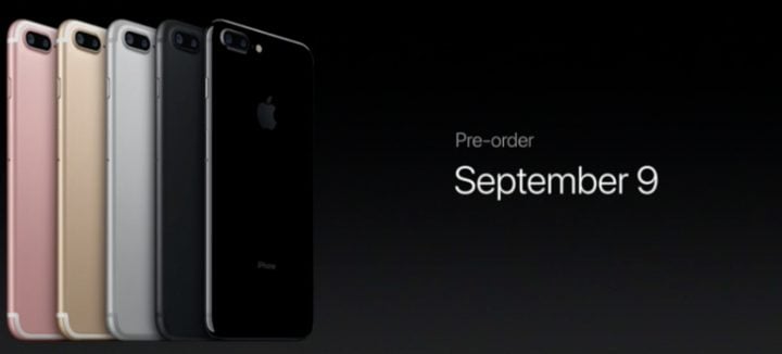 The iPhone 7 pre-order date is this Friday.