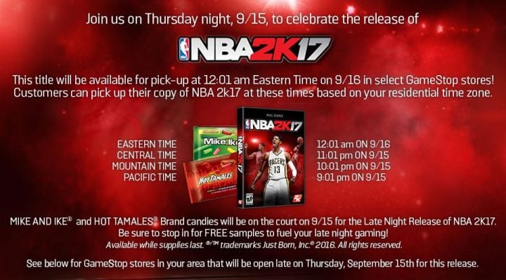 nba 2k17 gamestop