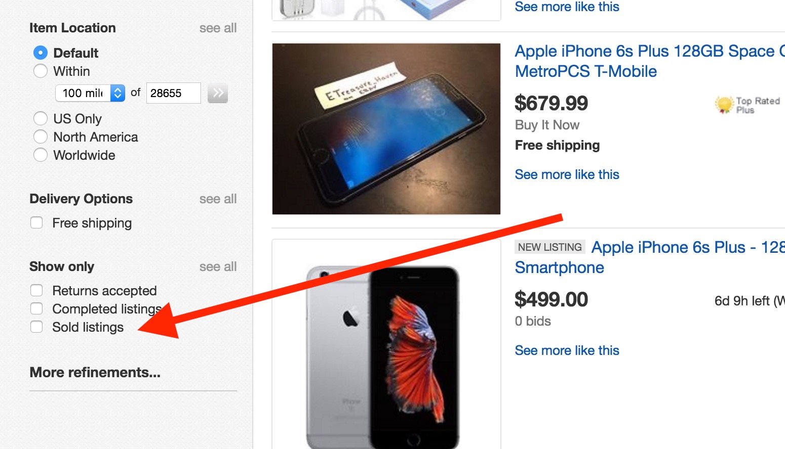sell your old iphone on ebay