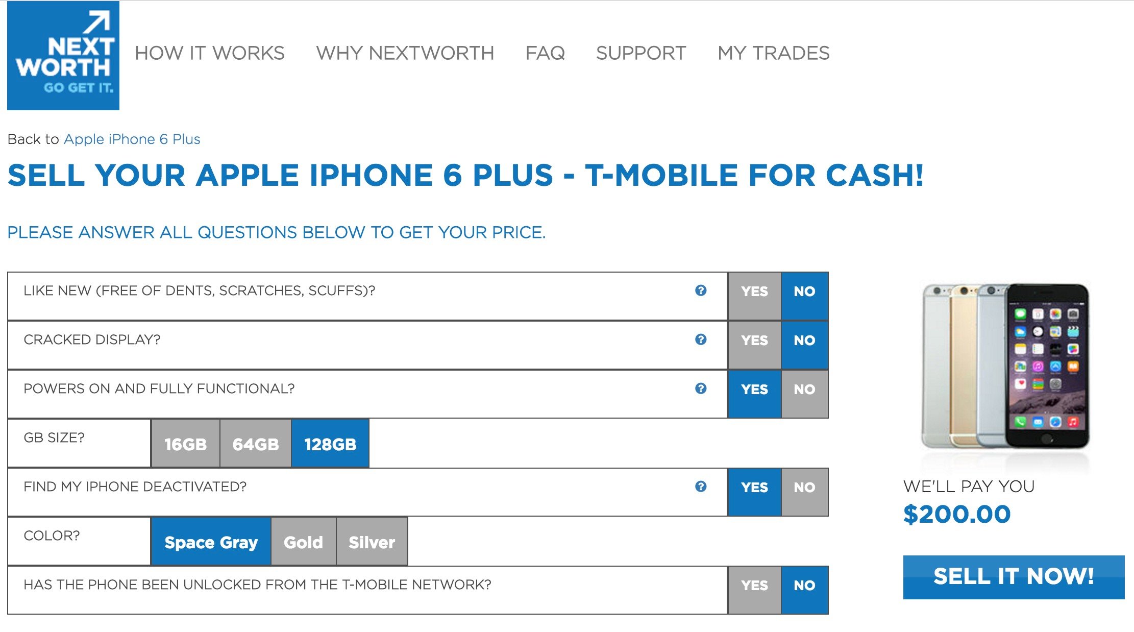 sell your old iphone on nextworth