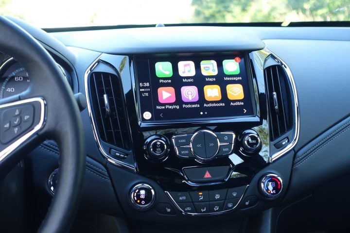 The Chevy Cruze is packed with technology, but it doesn't overwhelm you if you don't want to use it all.