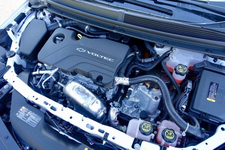 Chevy uses coolant to keep the battery at optimal temps for the best electric range.