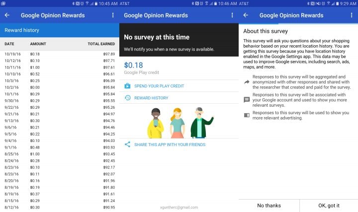 Google Opinion Rewards - Make Money By Answering Questions