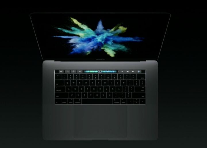 There is no MacBook Pro escape button on the physical keyboard.