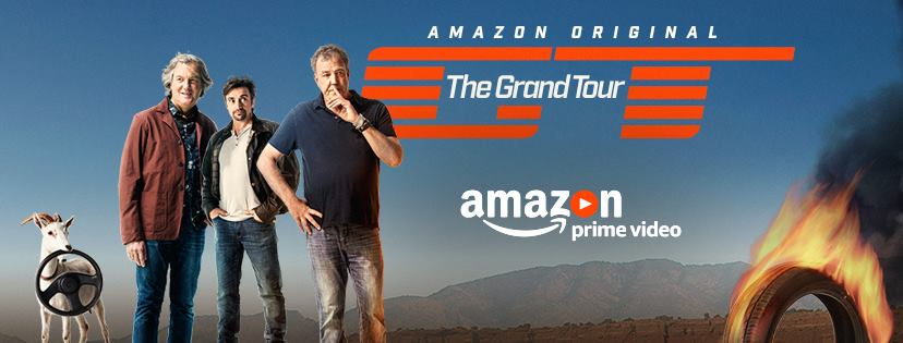 You can watch The Grand Tour on Amazon.com with Jeremy Clarkson, Richard Hammond and James May right now as episode 1 is live for Amazon Prime members.