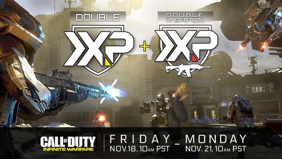 What you need to know about the Call of Duty Infinite Warfare Double XP weekend.