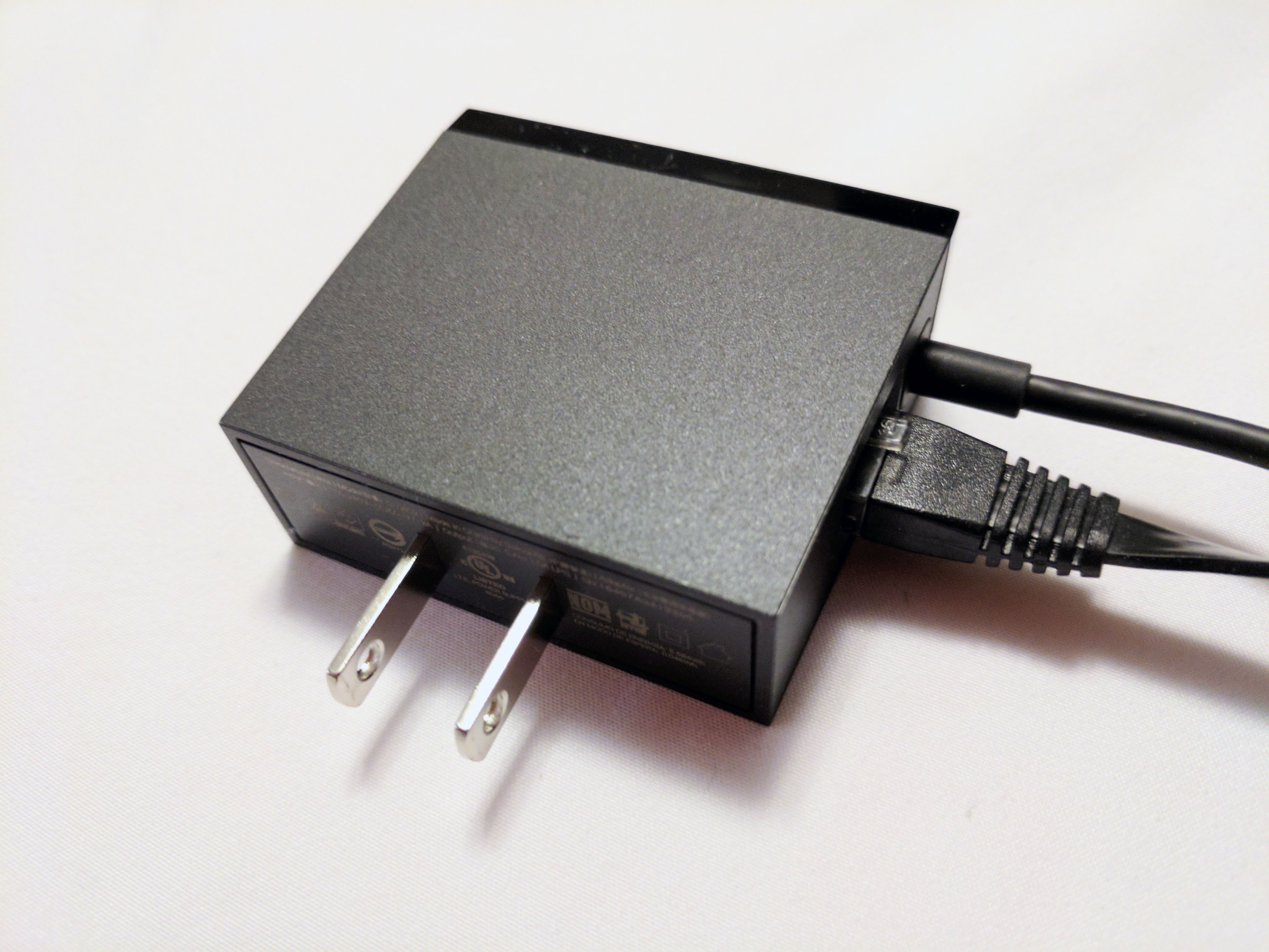 google chromecast ultra power adapter and network port