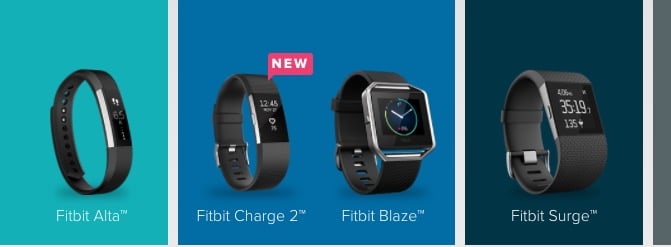 There are five models in our best fitbit Black Friday 2016 deal roundup, but four main deals.