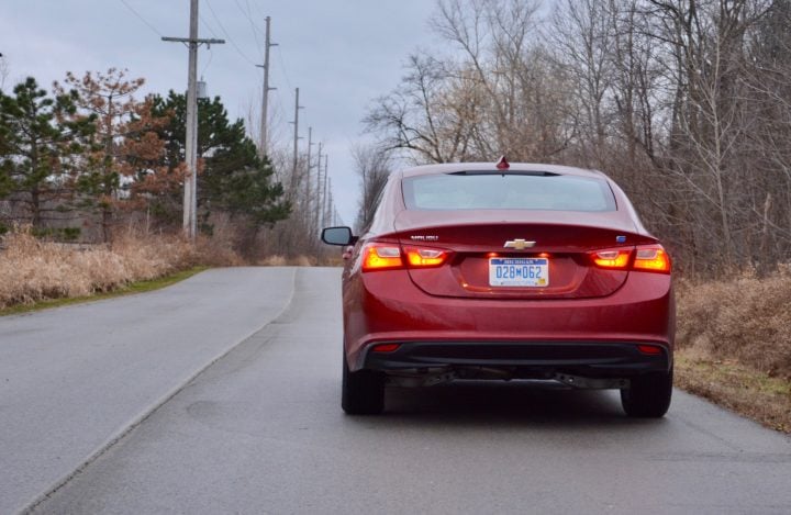 The 2017 Chevy Malibu Hybrid offers snappy acceleration and a good overall ride.