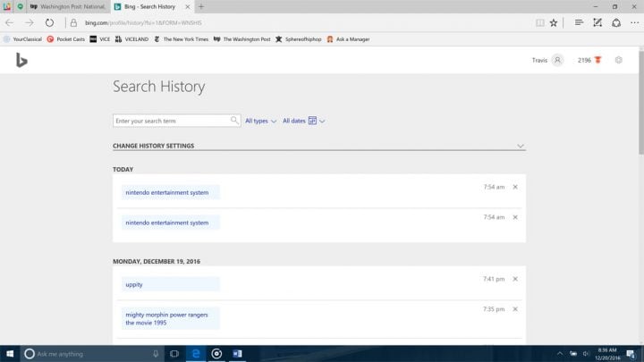 How to Clear Your Search History on Windows 10