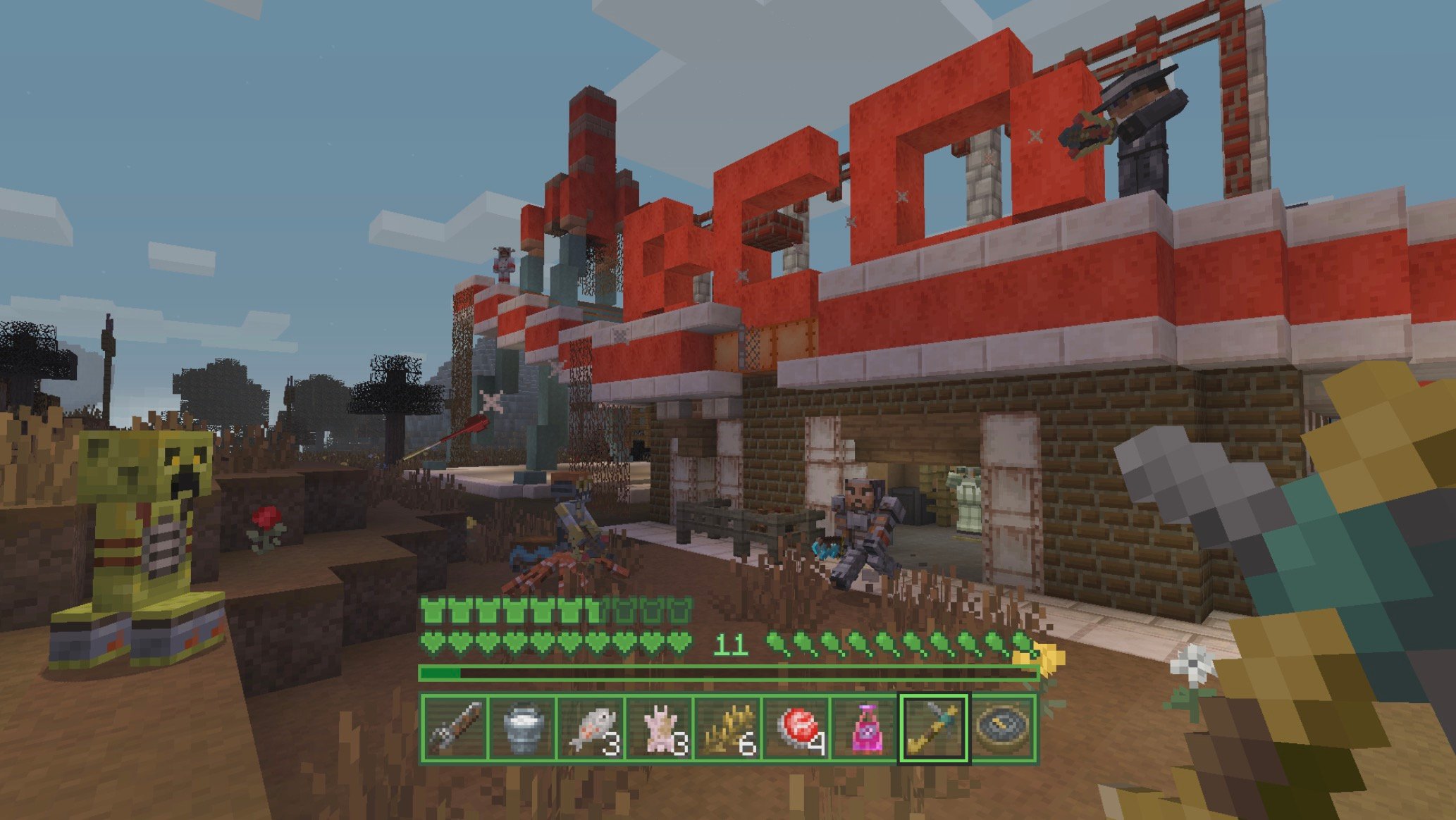The Fallout Minecraft mash up delivers a new experience to Minecraft, including a Pip Boy UI.