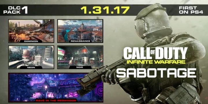 La fecha de lanzamiento del DLC 1 de Call of Duty: Infinite Warfare.