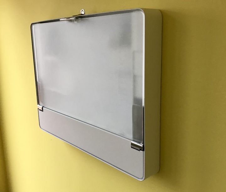 The Workspace Hub27 is slim enough to install anywhere.