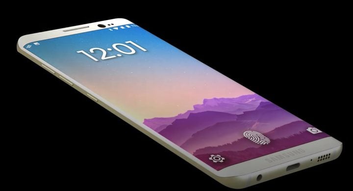 Fan-made Galaxy S8 concept with slim bezels