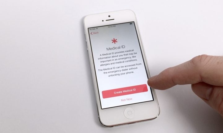 Create Medical ID in Health App
