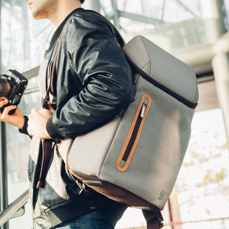The Moshi Arcus backpack is ready to go wherever you are and keep all of your gear safe.
