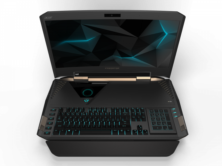 The Acer Predator 21 X is a curved display gaming notebook.