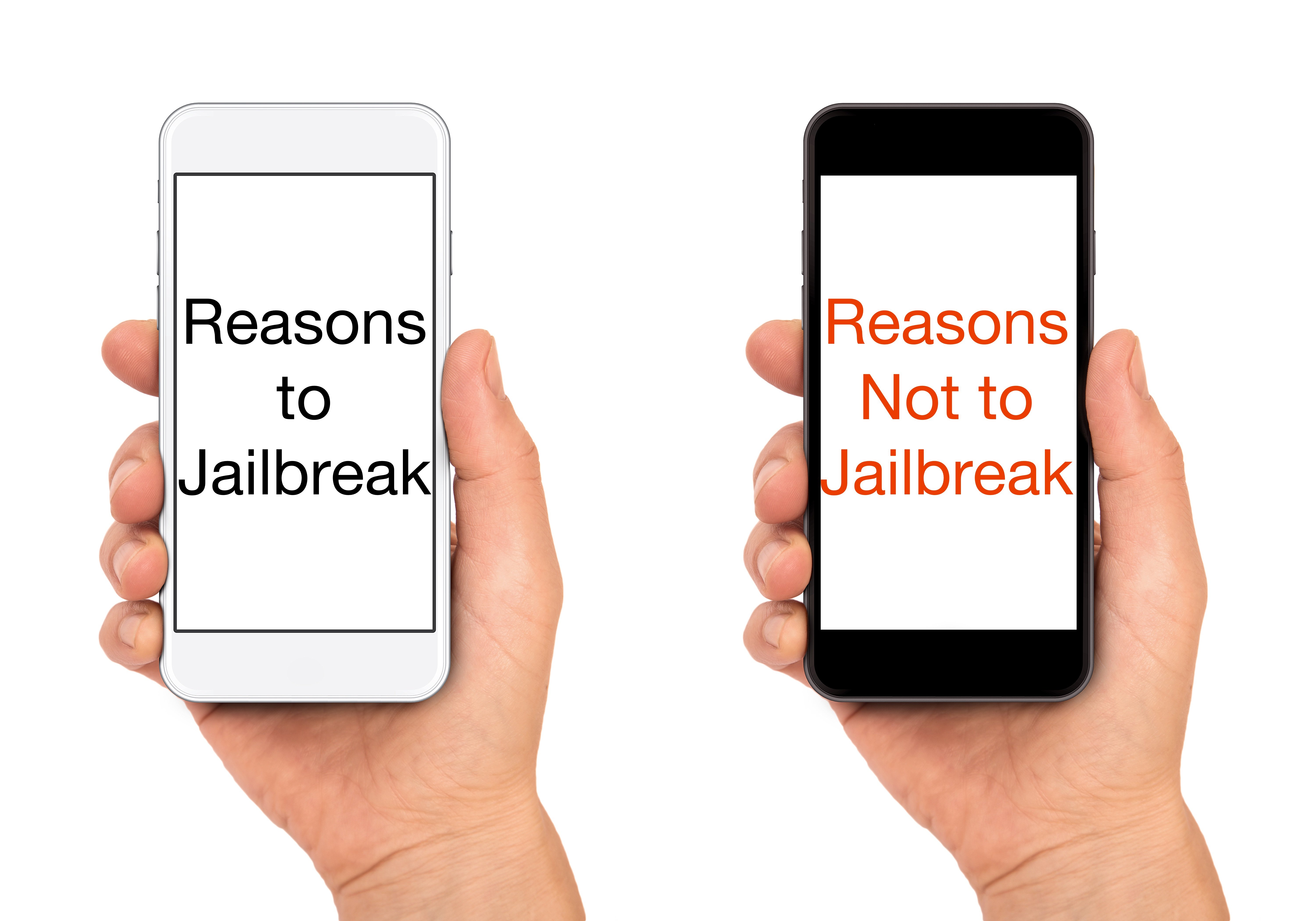 Here are the reasons to jailbreak and the reasons not to jailbreak.