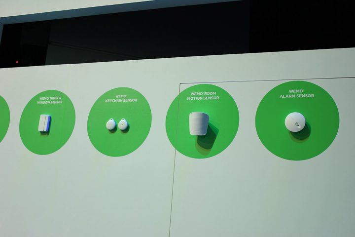 Just some of Belkin's WeMo smart home products.