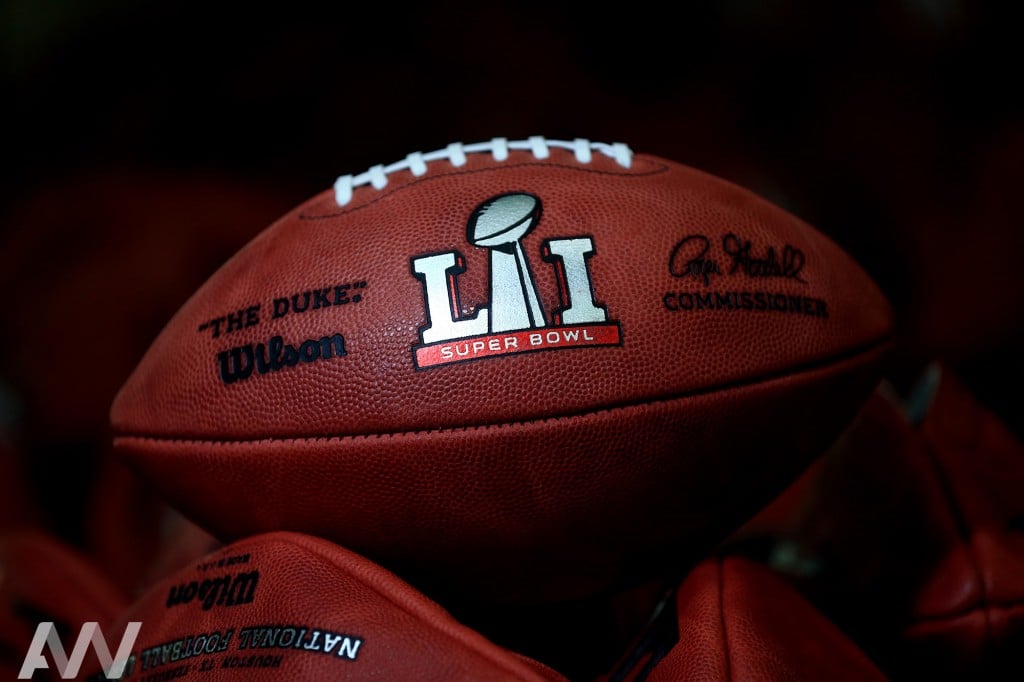 The Super Bowl LI football. Credit: Andrew Weber Photography