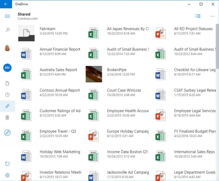 OneDrive for Windows Store App