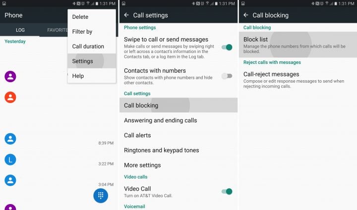 Easily Block Calls on Samsung Phones