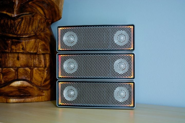The aiFi stackable Bluetooth speakers impress.