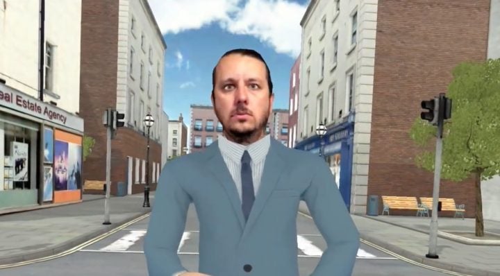 Example of a 3D Selfie in a game.
