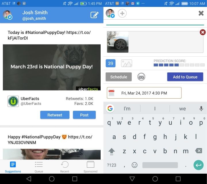 The Post Intelligence app tells you if your Tweet is good before you send it.
