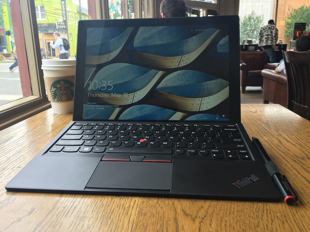 The Lenovo ThinkPad X1 Tablet.