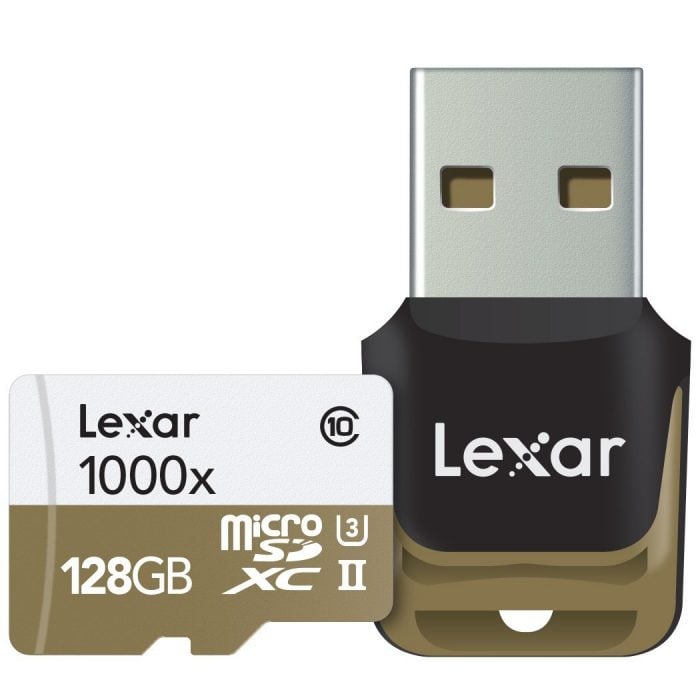 Lexar Professional 1000X MicroSDHC 128GB Memory Card - $89.99
