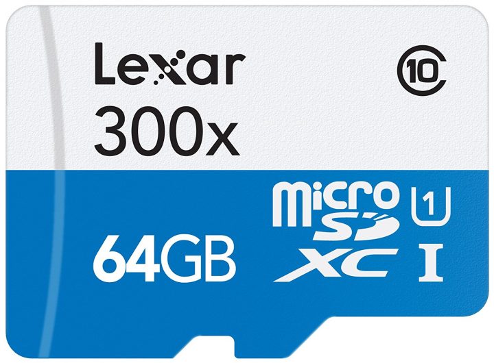 Lexar High-Performance MicroSDXC 64GB Card with Adapter - $23.99