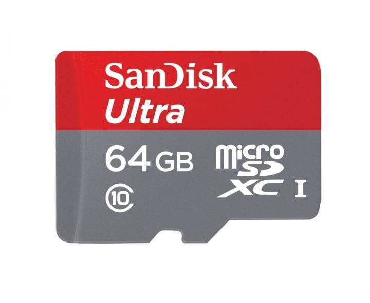 SanDisk Ultra 64GB microSDXC Card with Adapter - $21.99
